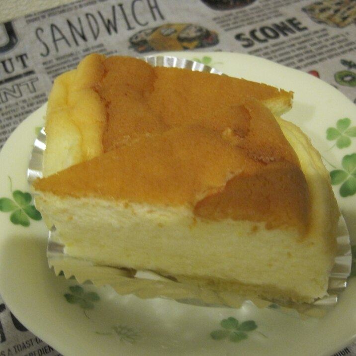 ヘルシースフレチーズケーキ